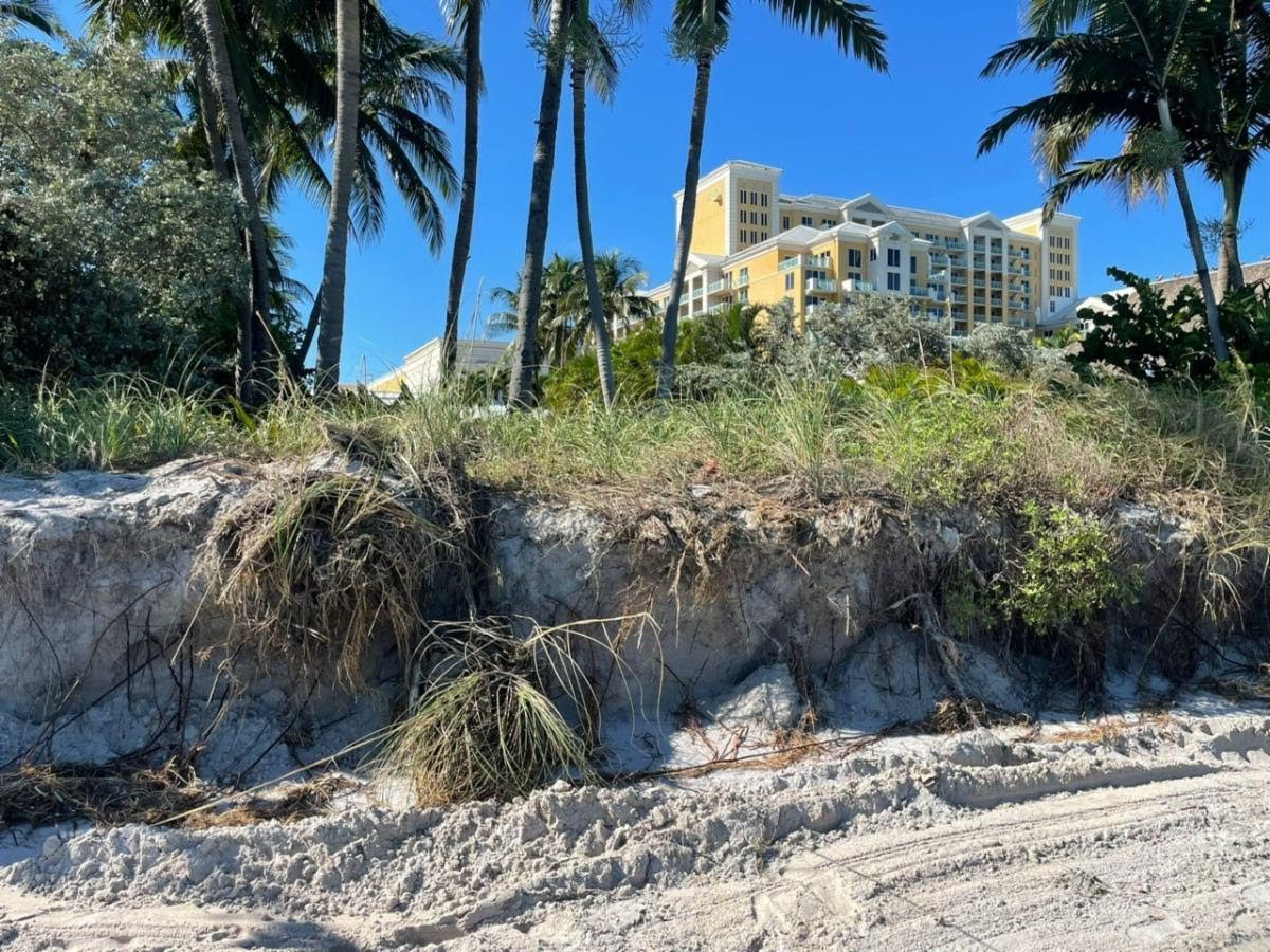 Storm last week took a bite out of Key Biscayne beaches - Key Biscayne  Independent