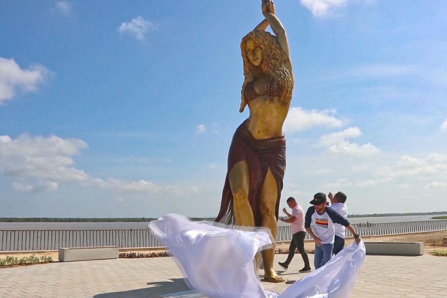 Hips don't lie they're memorialized in Shakira statue Key Biscayne